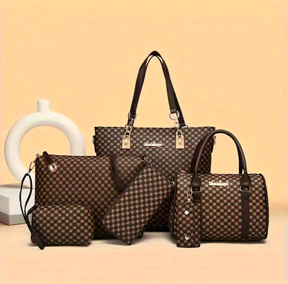 6 Pcs set Leather bag