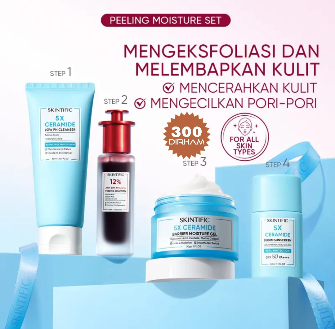 SKINTIFIC - 4pcs Paket-Skincare Moisture Set