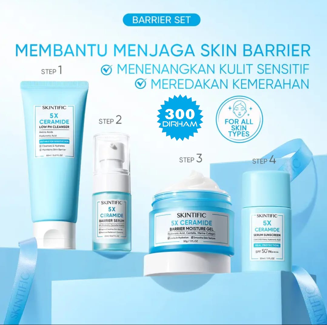 SKINTIFIC - 4pcs Paket- Bariar Set|