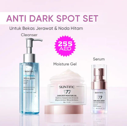 SKINTIFIC - 3pcs Paket-Skincare Anti Dark Sopt Set