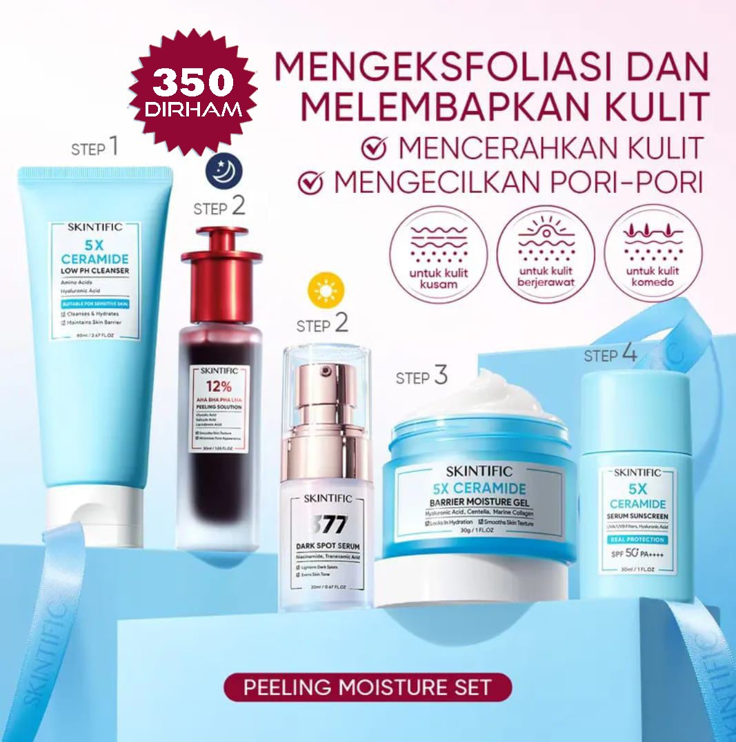 SKINTIFIC - 5pcs Paket-Skincare  Moisture Set