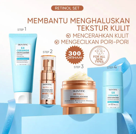 SKINTIFIC - 4pcs Paket- Retinol Set |