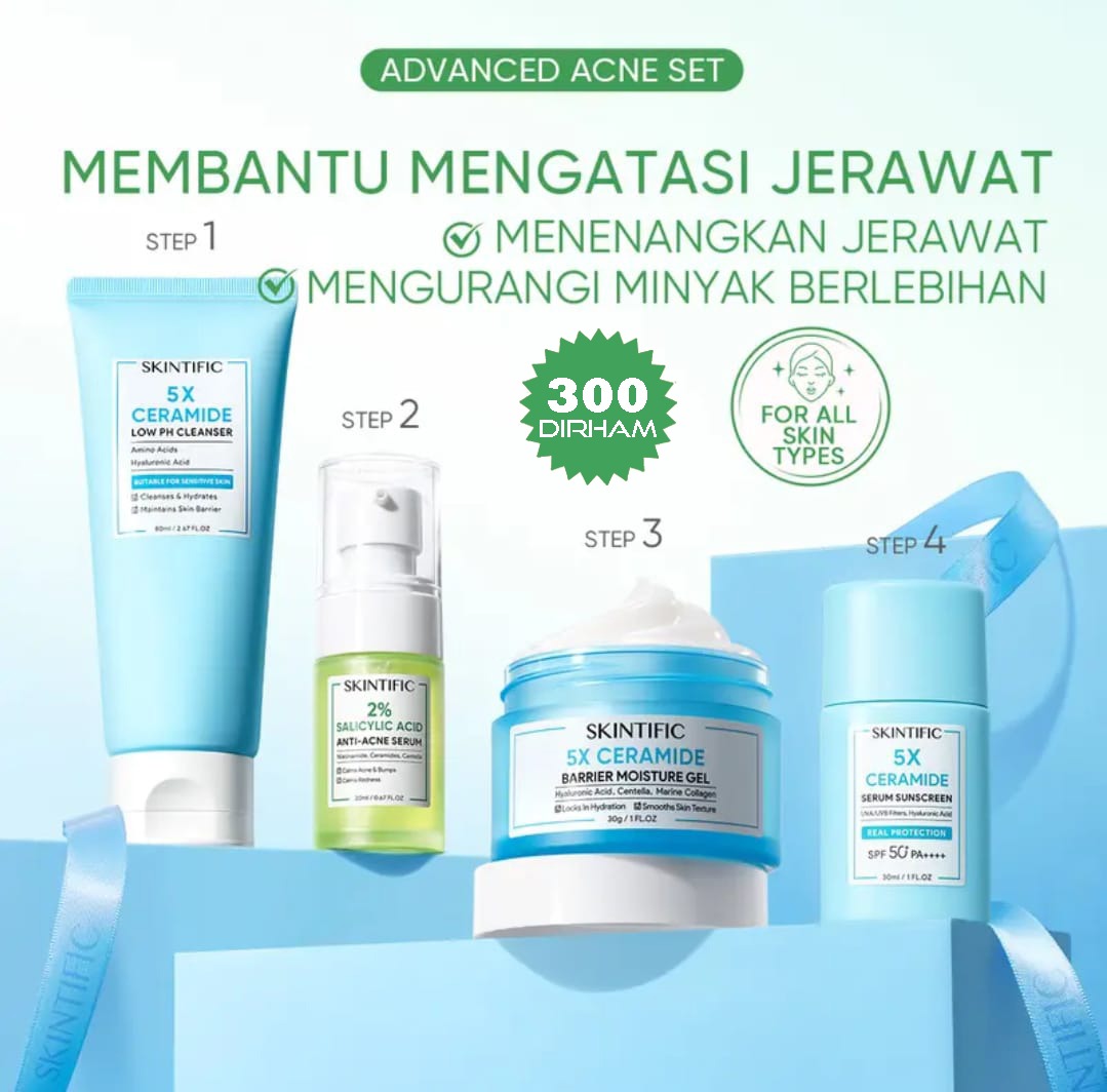 SKINTIFIC - 4 pcs Paket-Skincare Set |