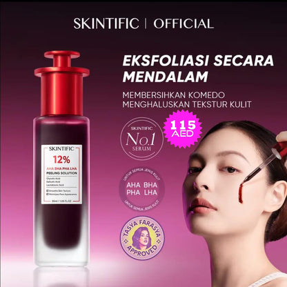 SKINTIFIC-12% AHA BHA PHA LHA Peeling Solution