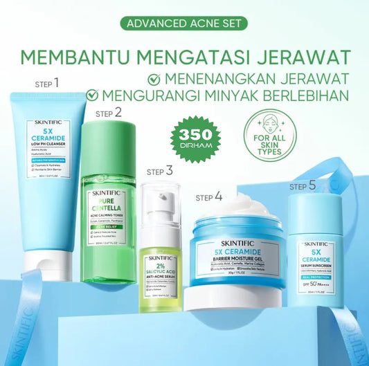 SKINTIFIC - 5 pcs Paket-Advanced Acne Set